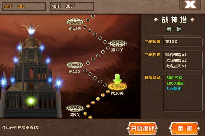 天神传战神塔